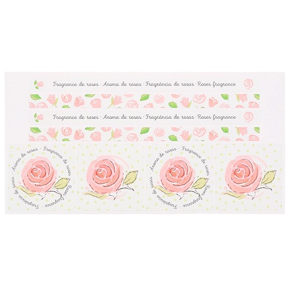 Decorative stickers scent of roses