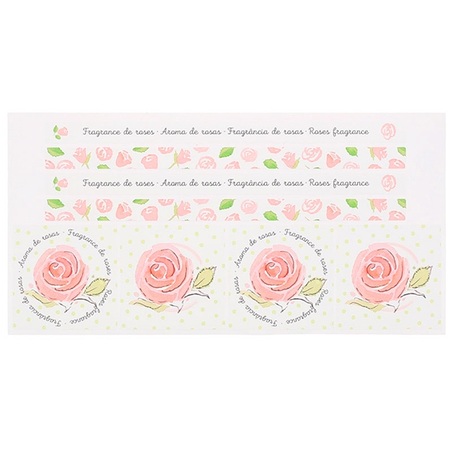 Pegatinas decorativas aroma de rosas