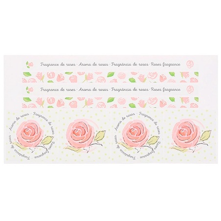 Decorative stickers scent of roses