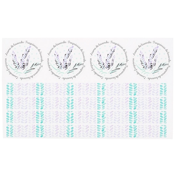 Etiquetas de lavanda