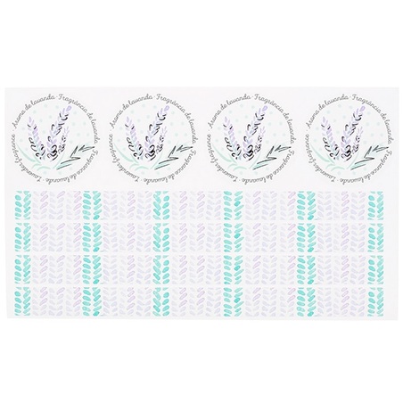 Etiquetas de lavanda
