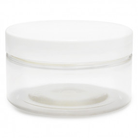 Tarro transparente 150 ml tapa blanca Tarro transparente 150 ml tapa blanca