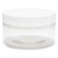 Tarro transparente 100 ml tapa blanca