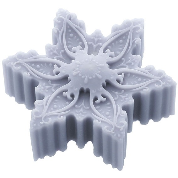 Snowflake soaps