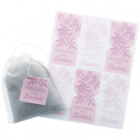 Stickers infusiones de baño herbales Stickers infusiones de baño herbales