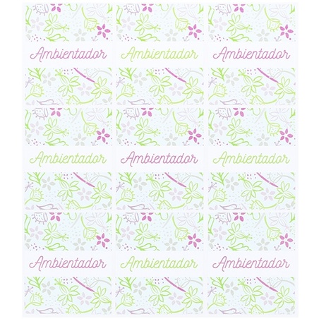 Pegatinas floreadas
