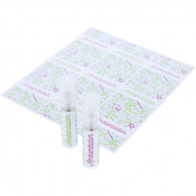 Flowered stickers for mini jars