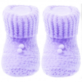 Molde patucos de lana