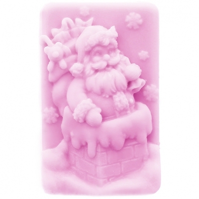 Santa Claus mold in the chimney