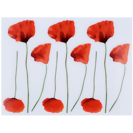 Poppy stickers