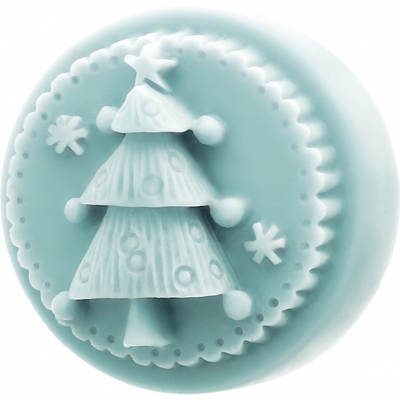 Decorated tree soap mold