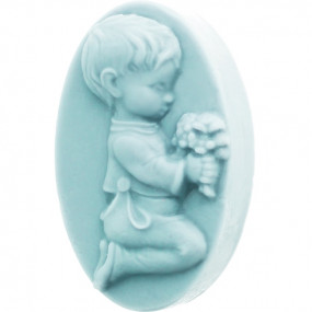 Molde detalle comunion pastilla de jabon niño