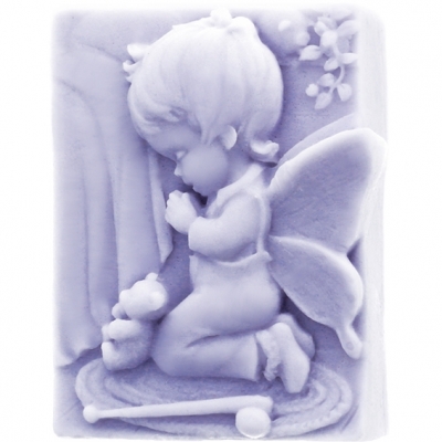 Molde angelito bebe rezando
