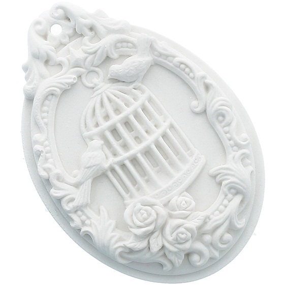 Mold medallion bird cage