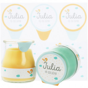 Personalized stickers christening candles Personalized stickers christening candles