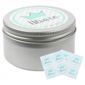 Personalized King Baptism Stickers Personalized King Baptism Stickers