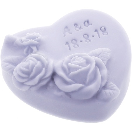 Heart mold for personalized soap