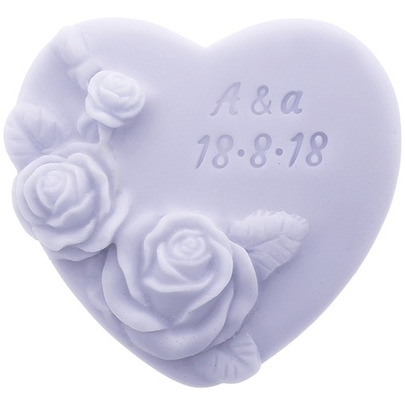 Heart-shaped soap mold