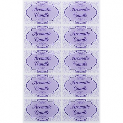 Pegatinas aromatic candle