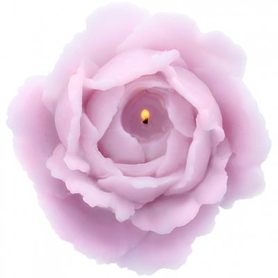 Molde forma rosa para velas