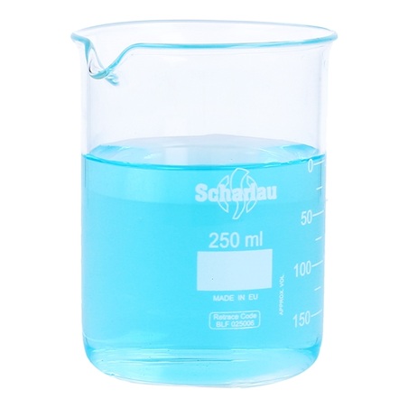 Precipitated glass 250 ml.