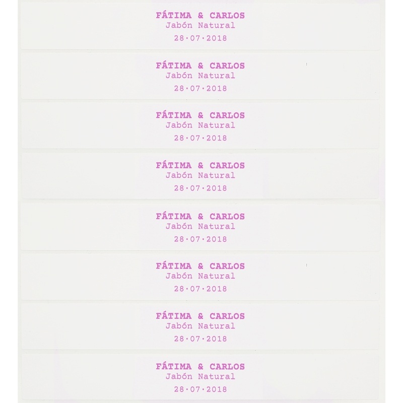 Pegatinas basic fucsia clasic