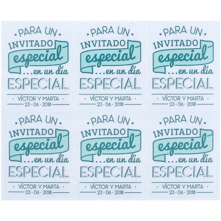 Pegatinas invitados