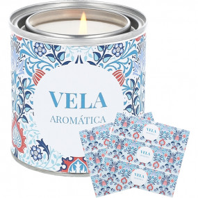 Stickers personalizadas flores persas rojo y azulon Stickers personalizadas flores persas rojo y azulon