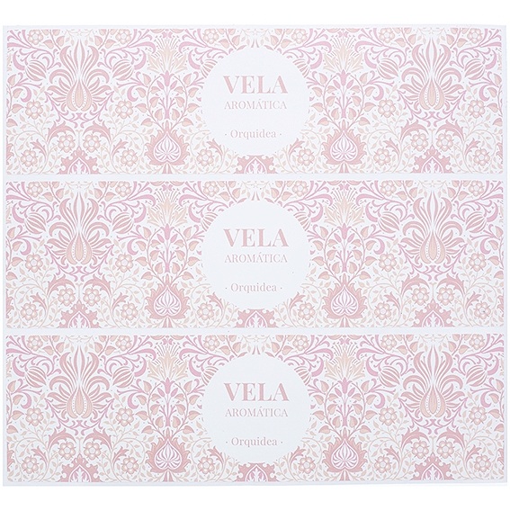 Stickers Persian flowers pink