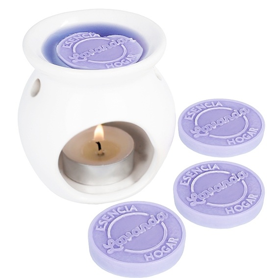 Lavender-scented paraffin mold