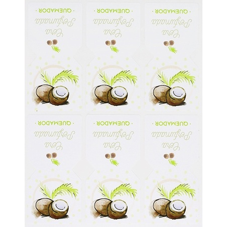 Stickers coconut scented bag