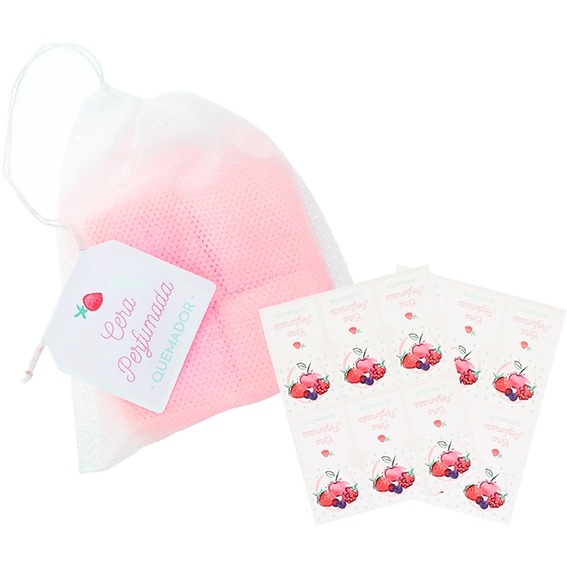 Stickers scented bag red fruits