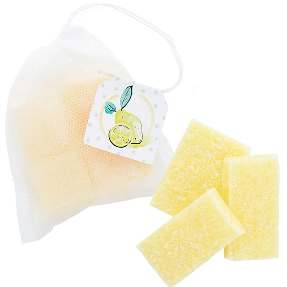 Lemon scented sachet stickers