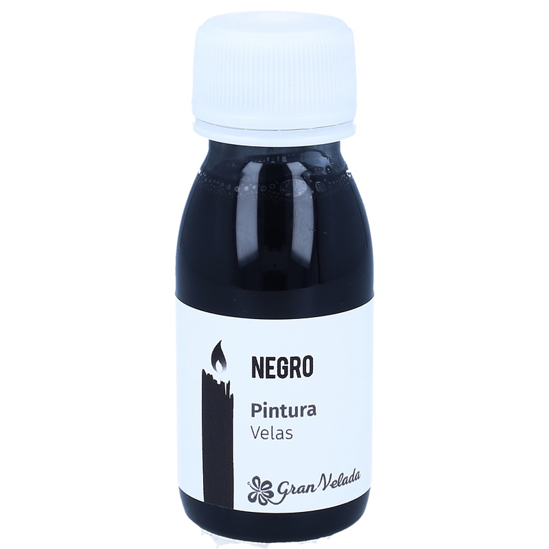 Pintura negra para velas 