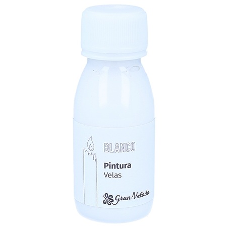 Pintura blanca para velas