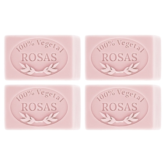 hacer jabones de rosas