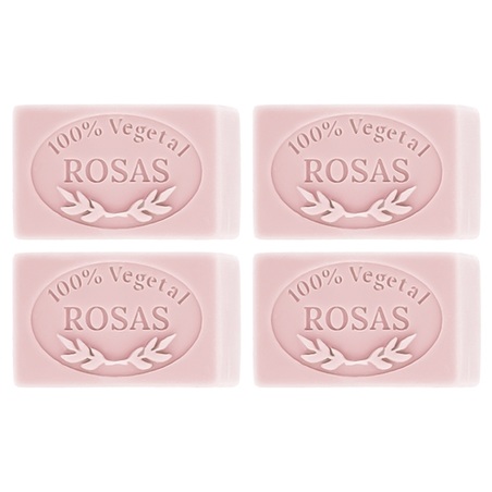 hacer jabones de rosas