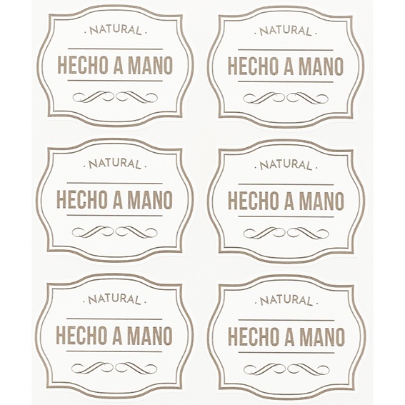 Handmade natural stickers