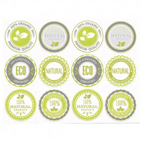 Natural product mix stickers Natural product mix stickers