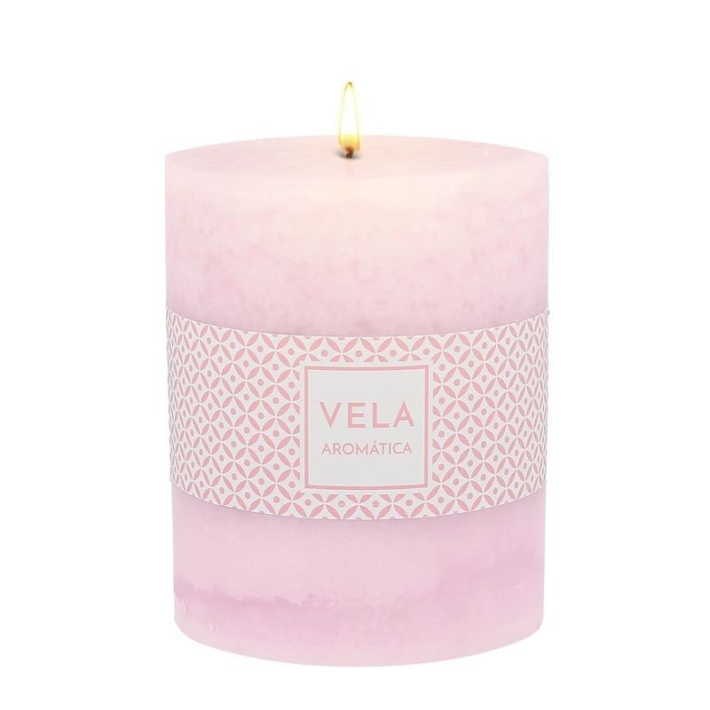 Pink stickers for candles