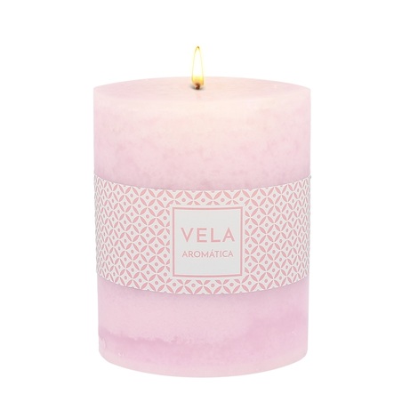 Pink stickers for candles