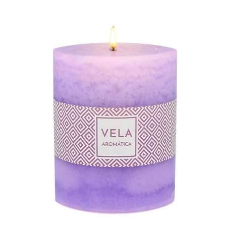 Purple stickers for candles