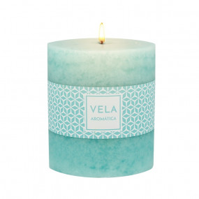 Stickers cintas rojas y verde agua para velas