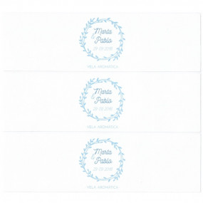 Custom floral crown stickers for cans Custom floral crown stickers for cans