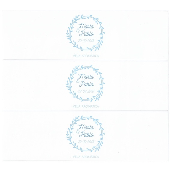 Custom blue crown stickers