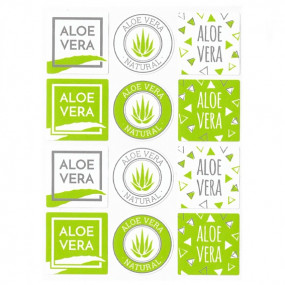Aloe vera stickers Aloe vera stickers