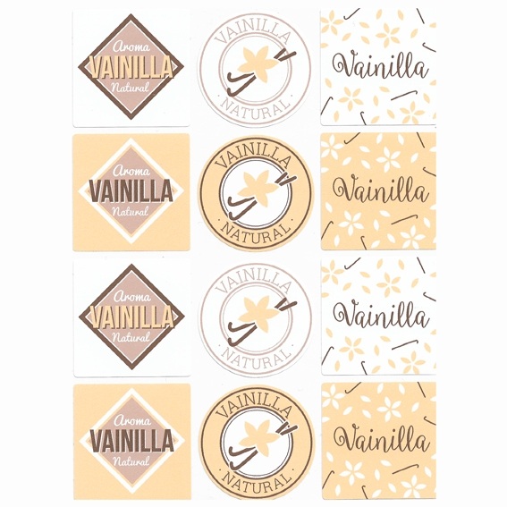 Vanilla passion stickers