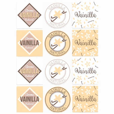 Vanilla passion stickers