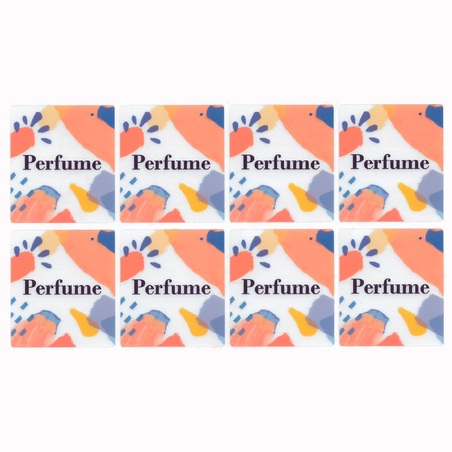 Mini perfume stickers