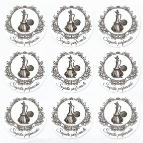 Stickers saquito perfumado retro Stickers saquito perfumado retro